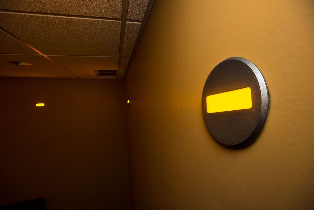 OLED Amber in Patient's Room