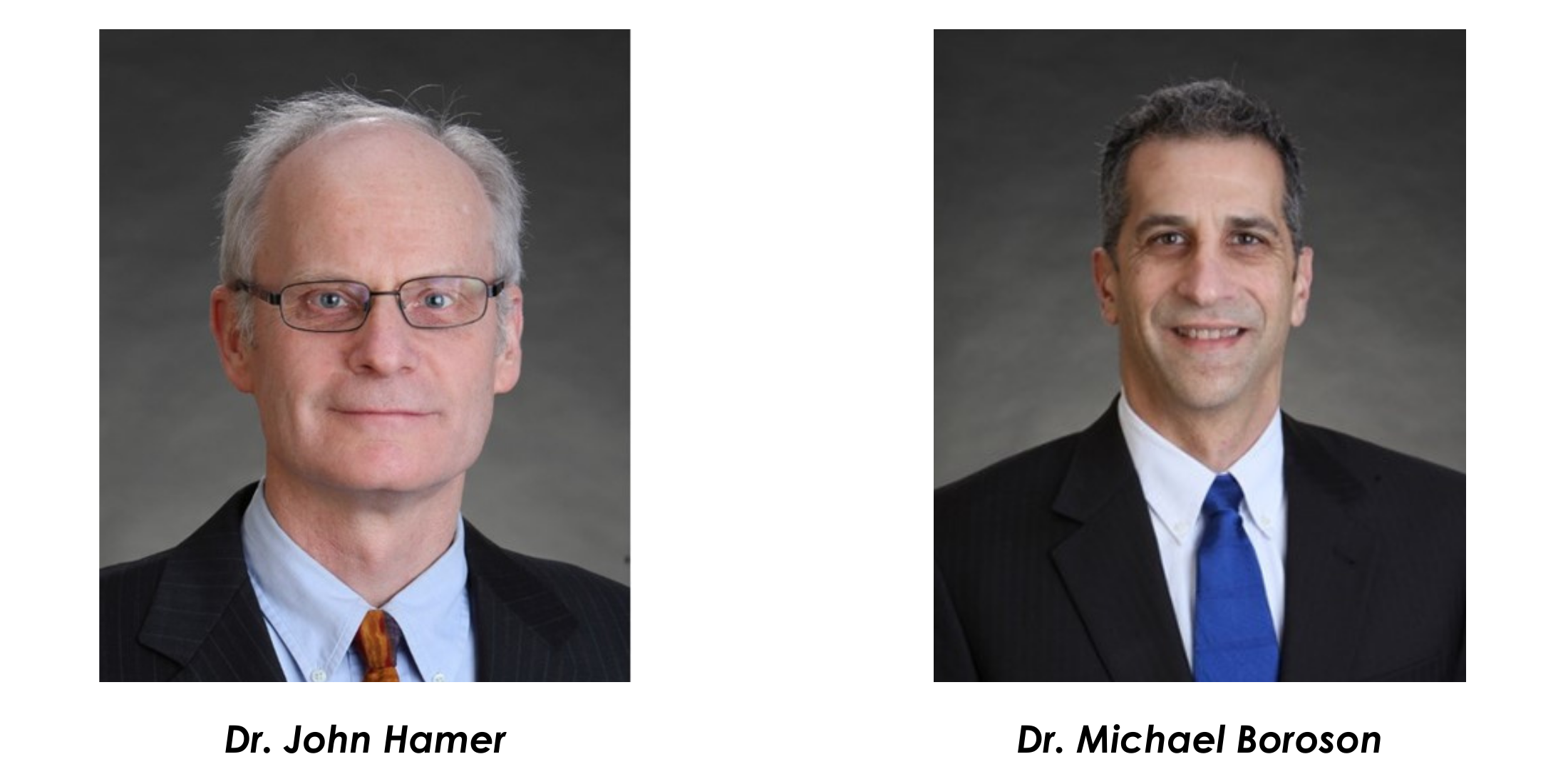 Dr. Boroson and Dr. Hamer Headshots | OLEDWorks